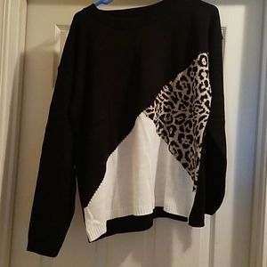 Leopard sweater new with tags